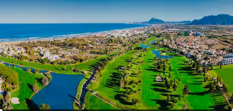 Campo de golf Oliva Nova vista aérea